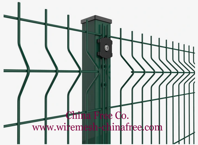 mesh fence posts
