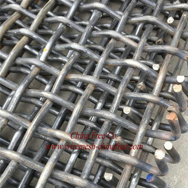 Square crimped Wire Netting for mining