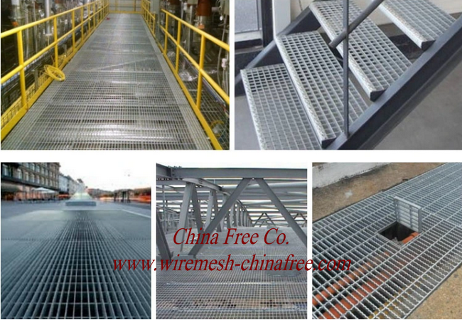 Steel bar grating