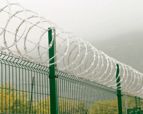 razor wire install