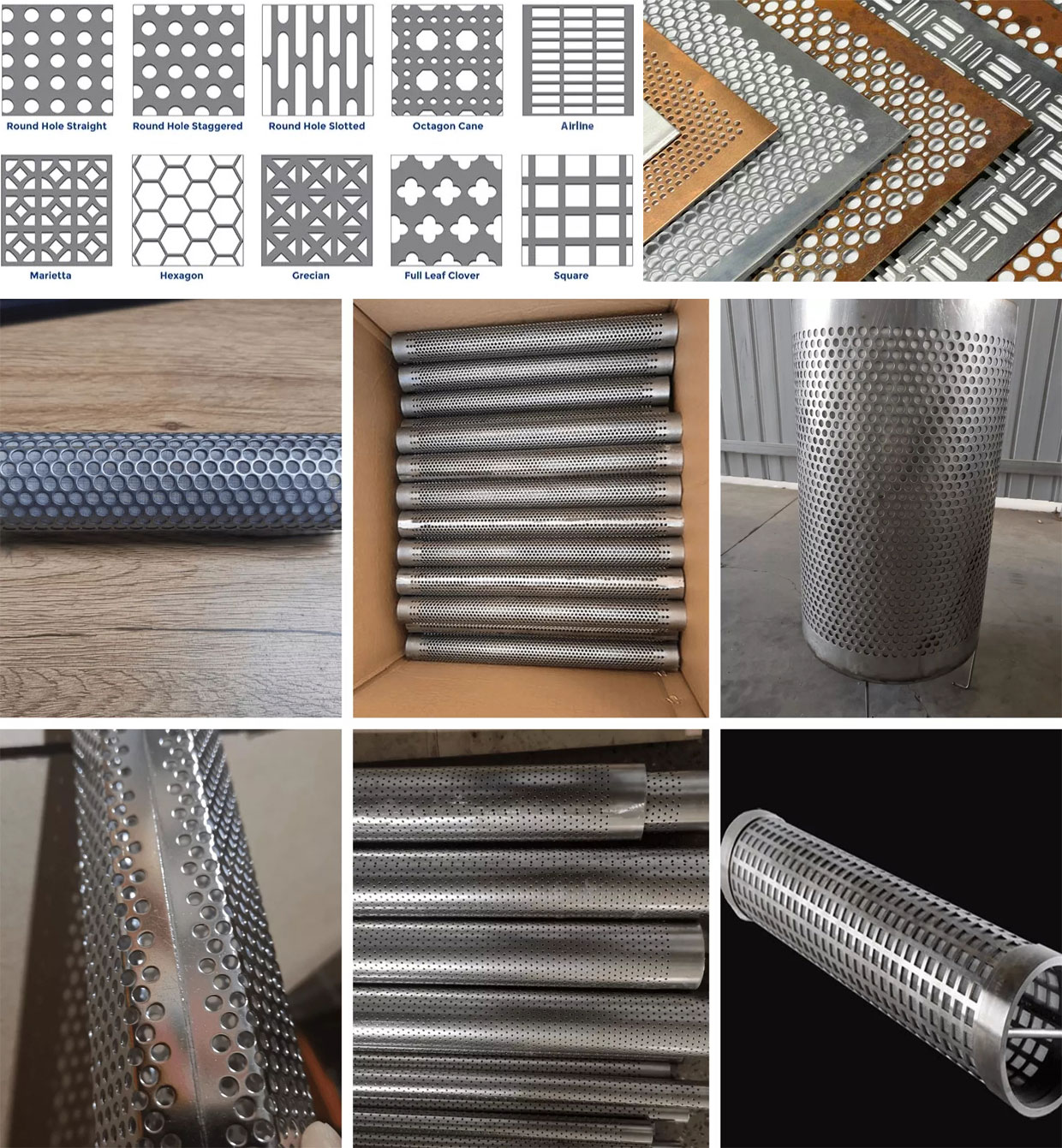 Perforated Metal Mesh for Decoration and Filtration