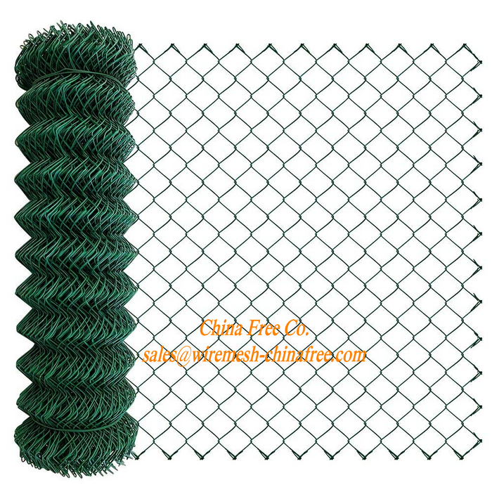 PVC coated chain link fence