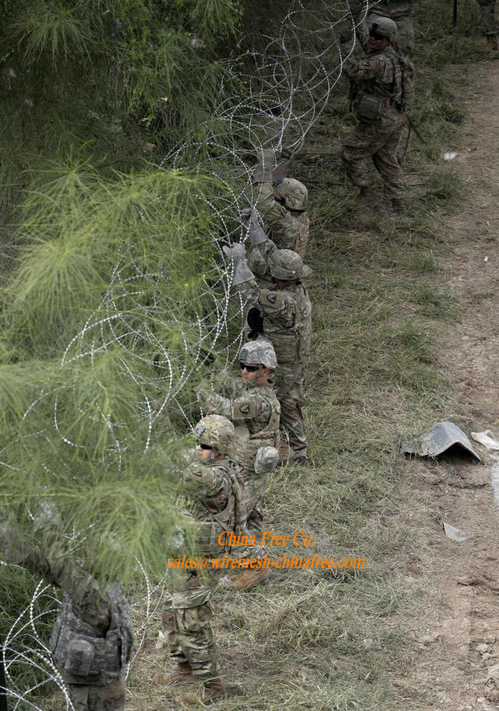 razor wire for border