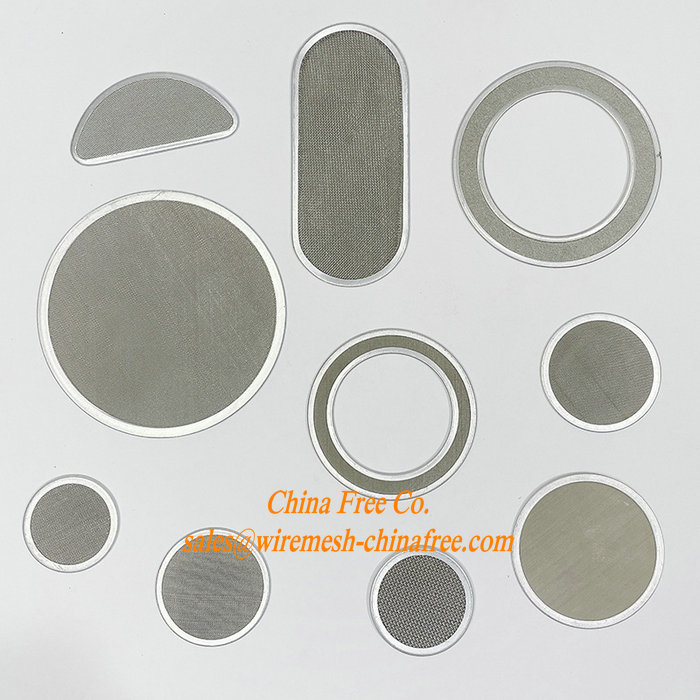 stainless steel wire mesh filter disc