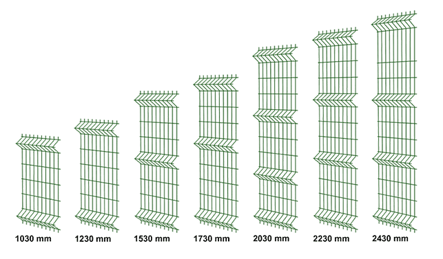 Pvc coated wire mesh fence