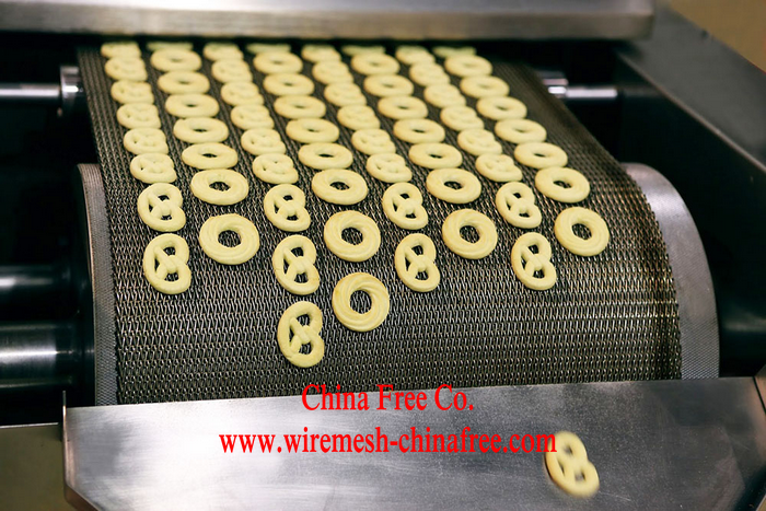 Food grade stainless steel conveyor belt