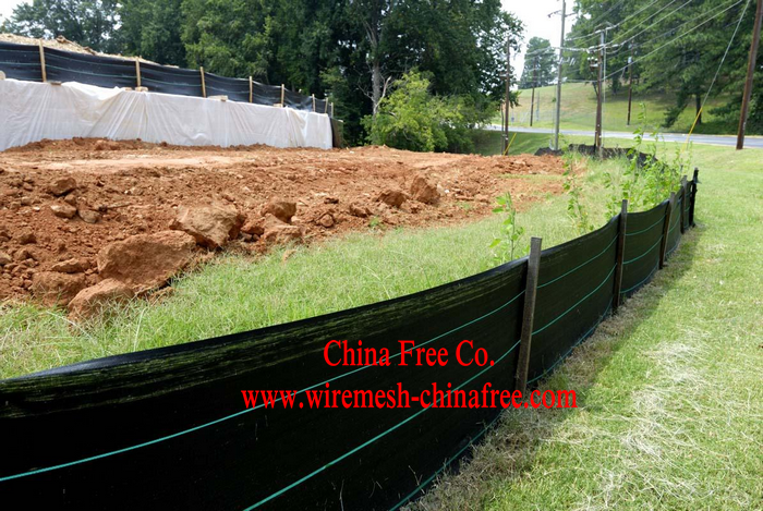 Wire Backed Silt Fence