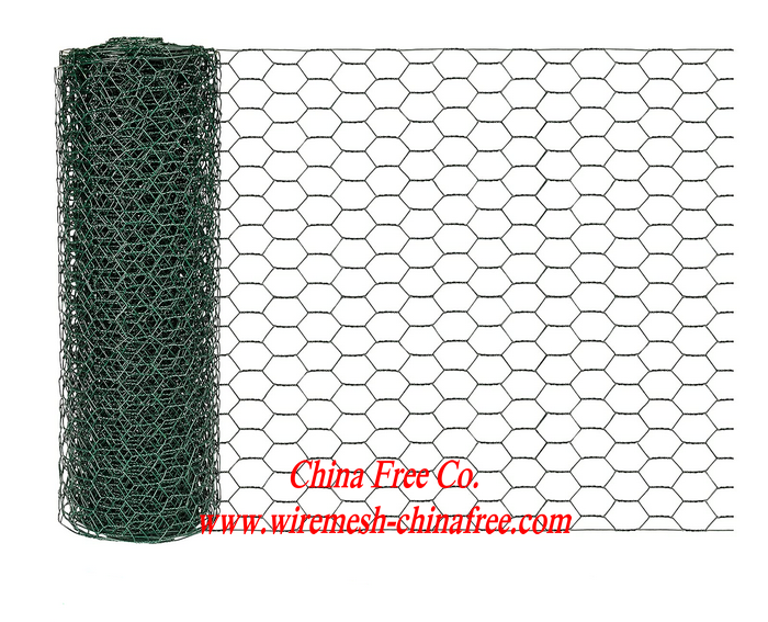 PVC coated hexagonal wire mesh