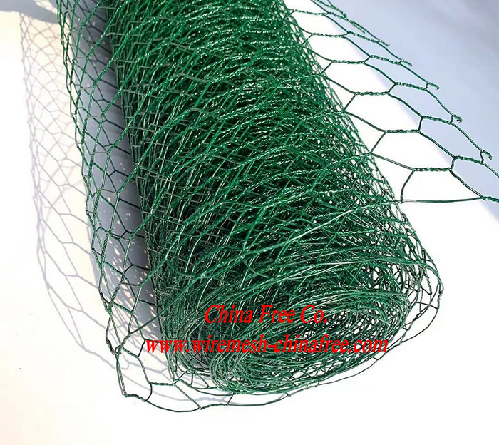 PVC coated hexagonal wire mesh