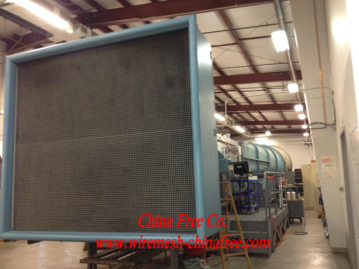 woven wire mesh use for Aeronautical Wind Tunnel 