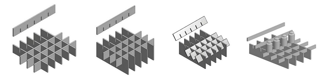 press-locked steel grating