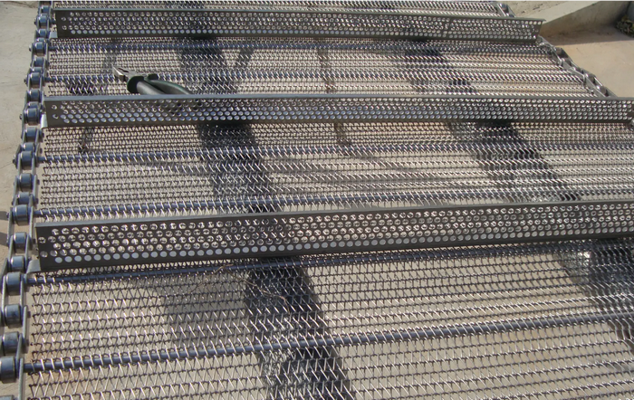 Conveyor belt of raisin dryer