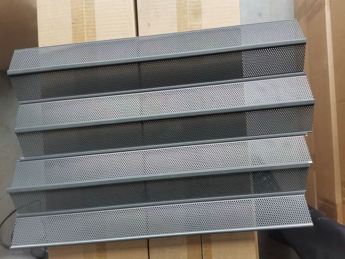 folding perforated window screen