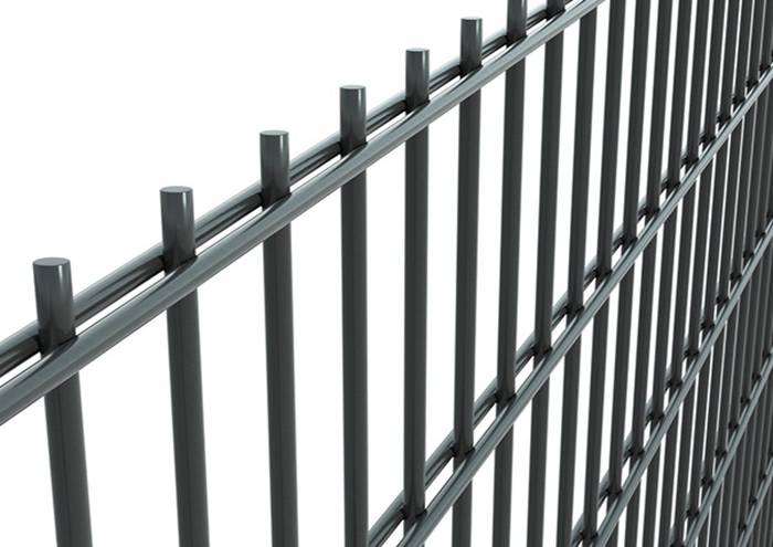 Welded Twin Wire Double Horizontal Wire Mesh Fence