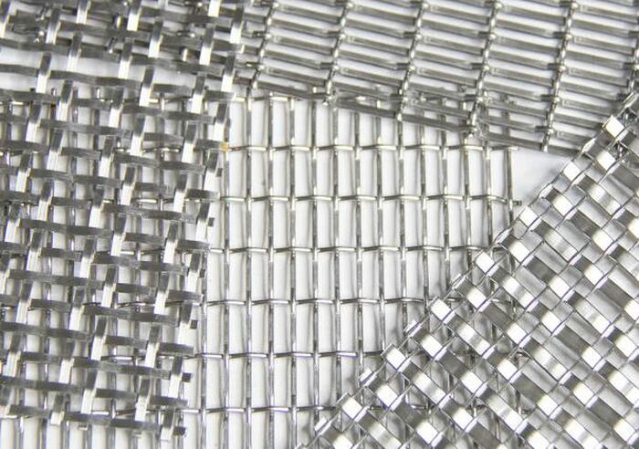 Pre-crimped Metal Woven Wire Mesh