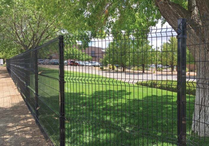 3D security welded wire fence