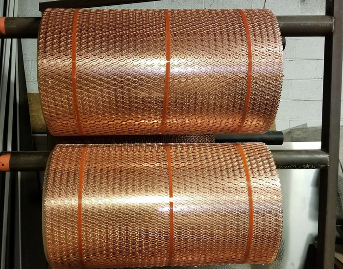 expanded copper foil mesh