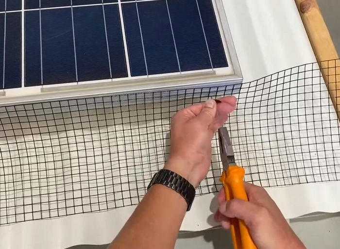 Solar Panel Mesh