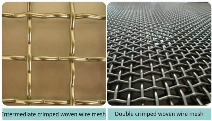 Crimped woven wire mesh